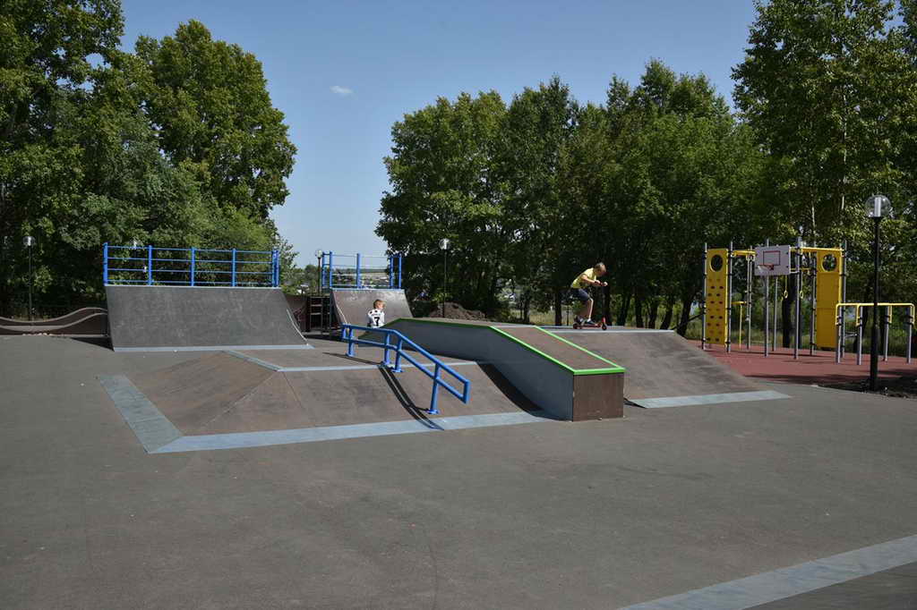 Семь скейт-парков появилось в территориях Кузбасса в 2020 году, до конца осени установят еще шесть