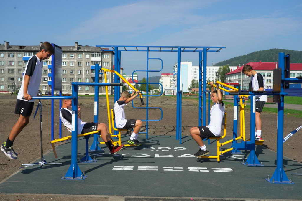 В пяти муниципалитетах Кузбасса открылись спортивные площадки
