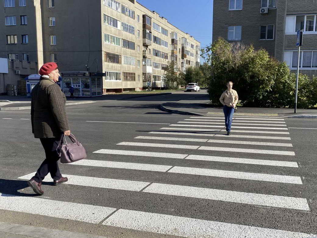 Пешеходные переходы возле школ модернизируют в КуZбассе по поручению Сергея Цивилева