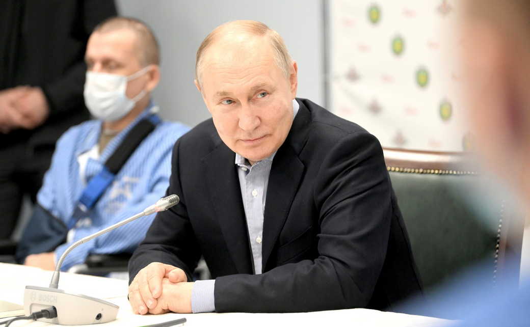 Посещение Владимиром Путиным Центрального военного клинического госпиталя имени А.А.Вишневского