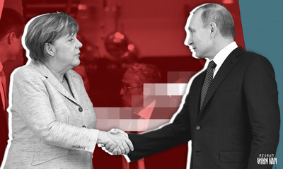 Путин встретится с Меркель в Германии 