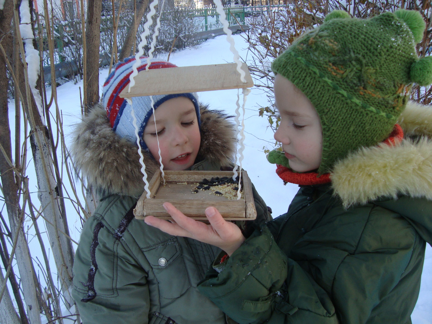 В кемеровском детском саду №69 смастерят 70 птичьих кормушек к юбилею области