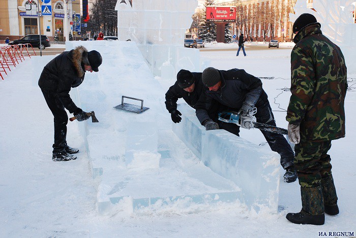 В центре Кемерово появится ледяной йети и первый герб города
