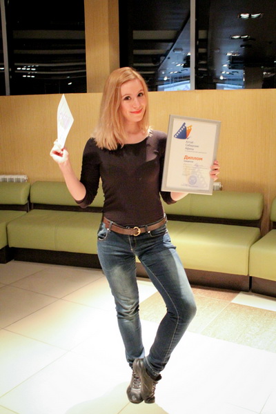 Наумова Аксинья – победитель VI Молодежного фестиваля медиатворчества «Алтай - Сибирские Афины»