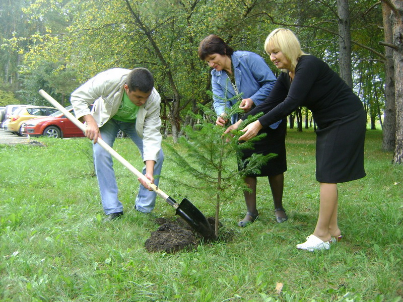 КемГУКИ принял участие во Всекузбасском дне посадки леса