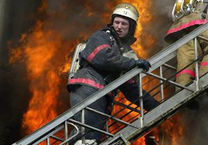 24 марта в центре Кемерово горела многоэтажка
