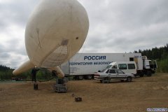Аэростат помогает кузбасской полиции бороться с водителями-лихачами