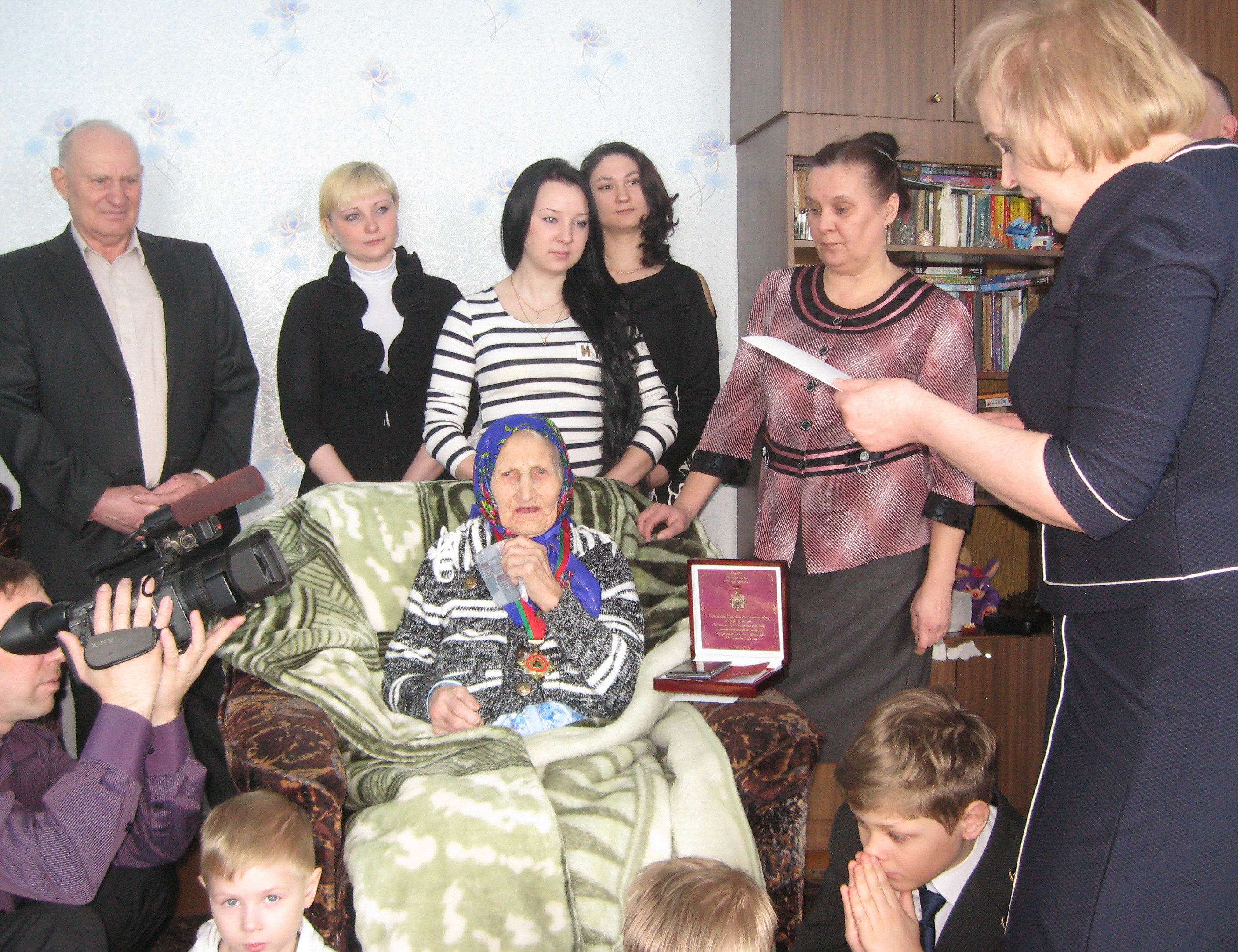 Юлии Тимофеевне Иващенко из поселка Тяжинский исполнилось 105 лет