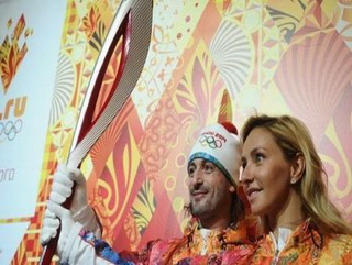 В Кузбасс прибыл факел эстафеты олимпийского огня «Сочи 2014»