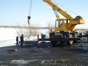 В Юрге закрыли крупную ледовую переправу