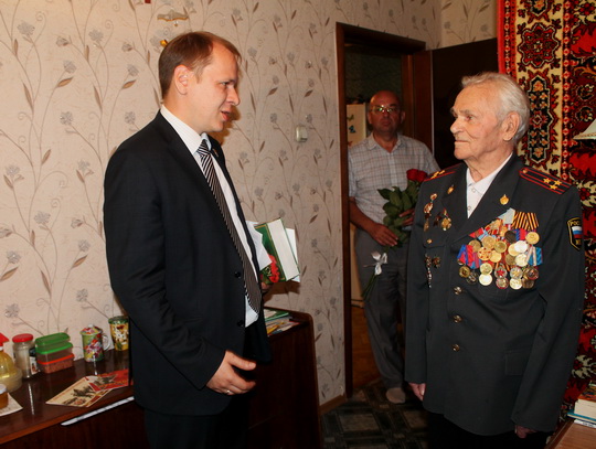 Ветеран Великой Отечественной войны Николай Александрович Румянцев отметил 90-летний юбилей