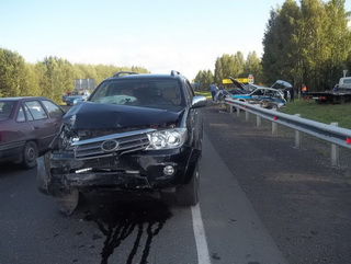 Дорожно-транспортное происшествие в Кемеровском районе