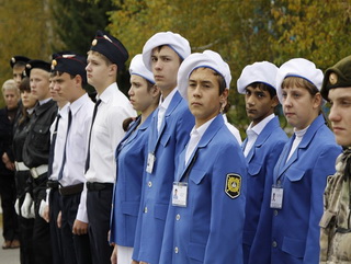 В Кузбассе состоялось торжественное открытие смены «Юные друзья полиции»