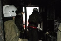 В Осинниках на пожаре был спасен человек