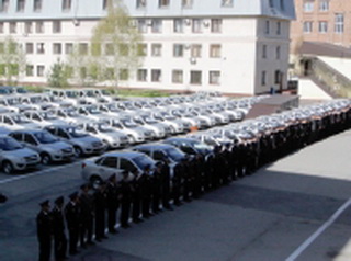 В Кемеровской области состоялось вручение автомобилей сотрудникам органов внутренних дел