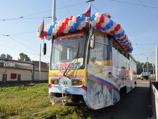 Кузбасс подключился к всероссийской акции, посвященной дню рождения российского трамвая