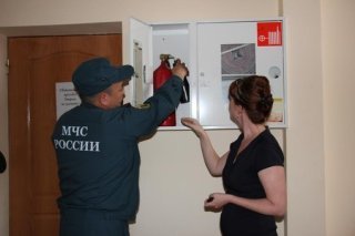 Обеспечение безопасности людей на пожаре