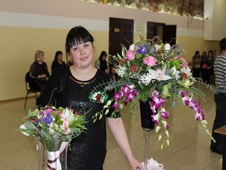 В Кузбассе выбирали лучшего флориста