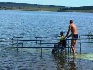 В 2016 году в Кузбассе появится третий пляж для людей с ограниченными возможностями здоровья