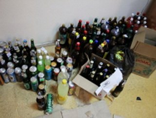 В Кемерово полицейские изъяли из незаконного оборота более тонны алкогольного фальсификата