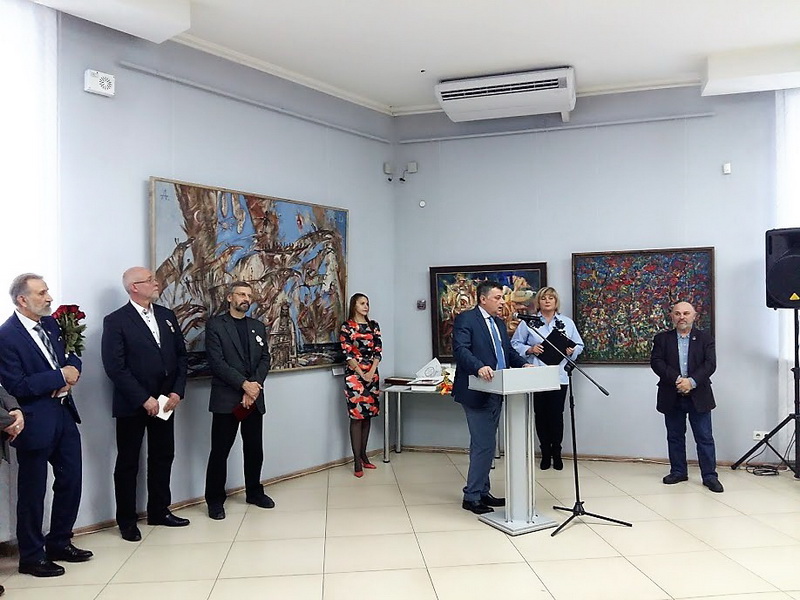 Торжественное открытие юбилейной выставки Союза художников России «60 лет вместе»
