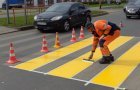 Белово. Дорожная разметка по-новому