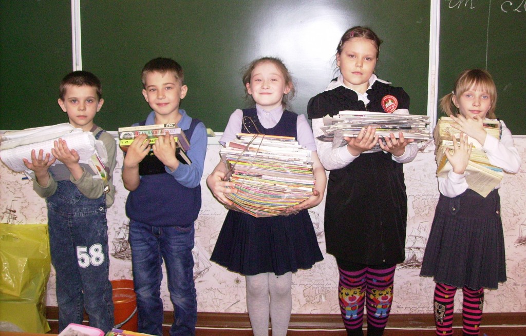Более 13,5 тонн макулатуры собрали прокопьевские школьники