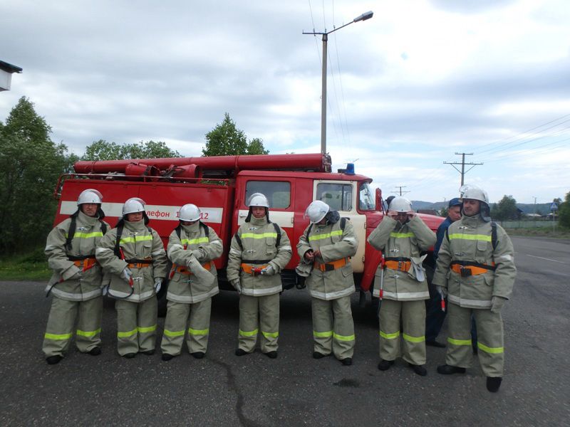 В Мысках созданы еще две добровольные пожарные дружины