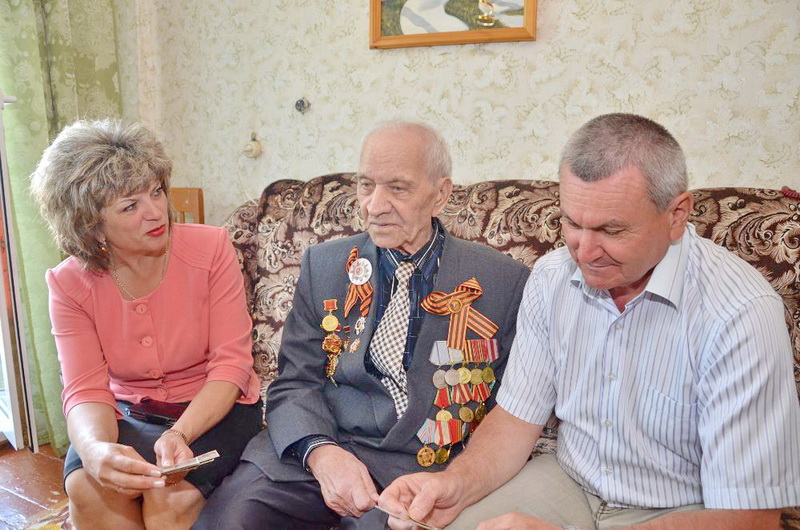 Участник ВОВ юргинец отметил 90-летие со дня рождения