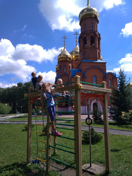 Церковь в Прокопьевске зимой