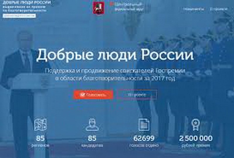Два жителя Кузбасса номинированы на госпремию «Добрые люди России»