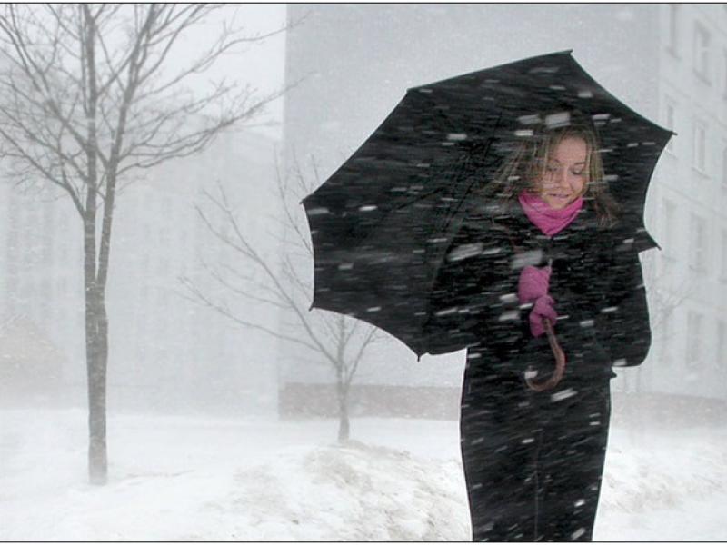 Синоптики Кузбасса прогнозируют осадки в виде мокрого снега и дождя, усиление ветра