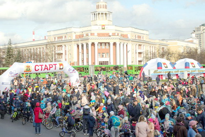 Более 10 тысяч кузбассовцев приняли участие в велопробегах 