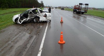 В Промышленновском районе устанавливают обстоятельства ДТП, в результате которого 1 человек погиб