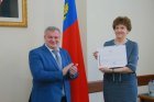Ольге Барбараш объявлена благодарность председателя СФ РФ Валентины Матвиенко
