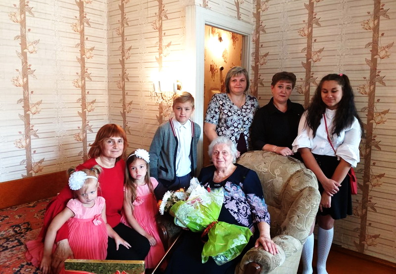 Прокопчанка Клавдия Григорьевна Тараба отметила 90-летний юбилей