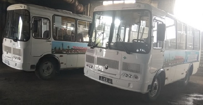 Прокопьевское ГПАТП приобрело три автобуса марки ПАЗ для обслуживания прокопчан и жителей Киселевска