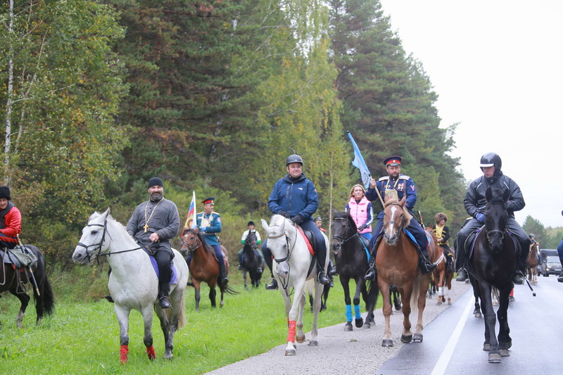 Первый кузбасский конный переход завершился в Гурьевском районе