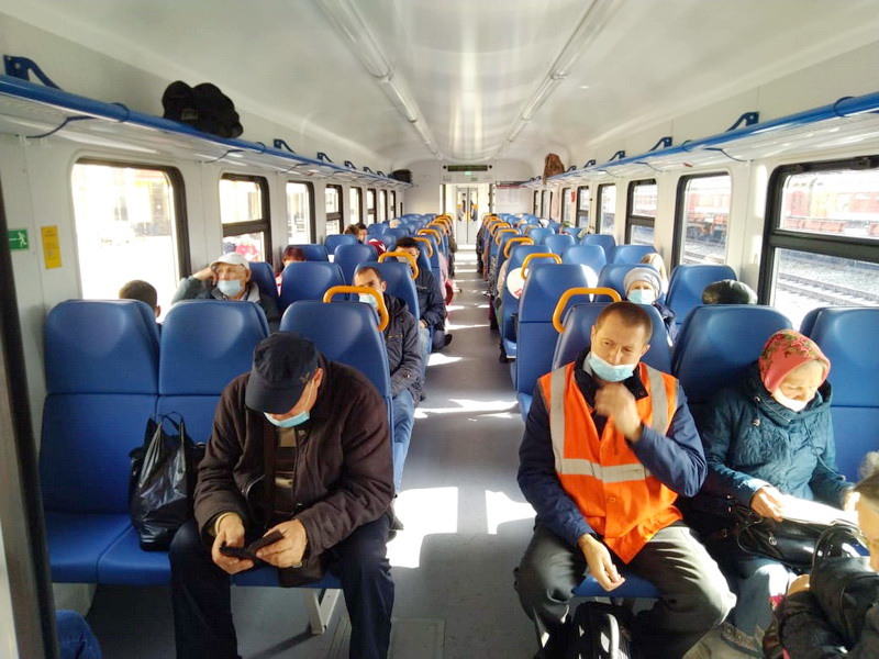 Новый электропоезд начал курсировать на пригородных маршрутах Кузбасса 