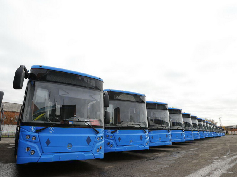 17 вместительных автобусов пополнили автопарки Кузбасса