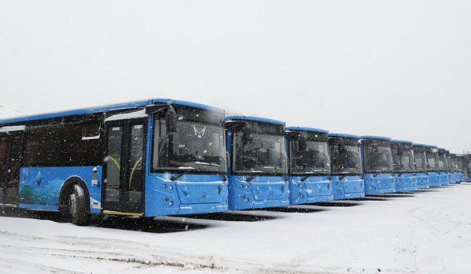 В муниципалитеты Кузбасса поступили новые городские автобусы