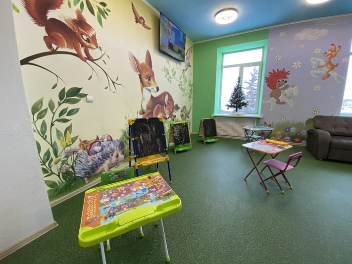 В Мариинской городской больнице обновили детское отделение
