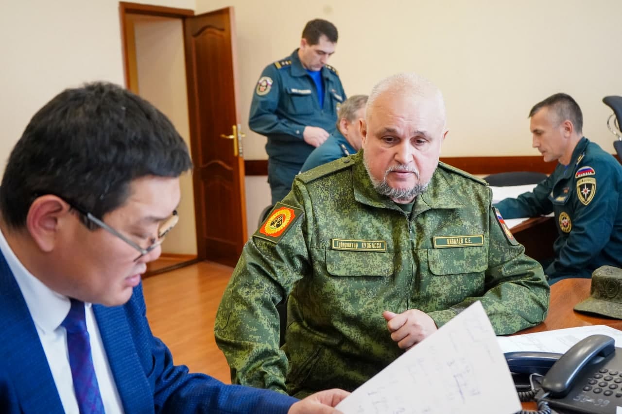 Губернатор Сергей Цивилев возглавил штаб по ликвидации последствий аварии на шахте «Листвяжная»