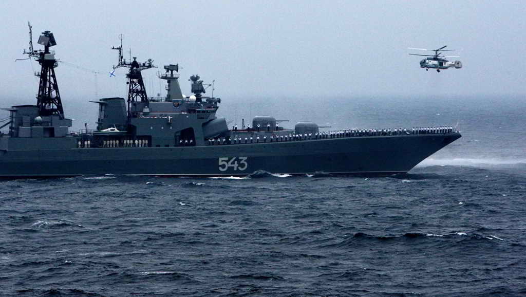 Российский фрегат поразил цель ракетой новейшего комплекса «Ответ» в Японском море