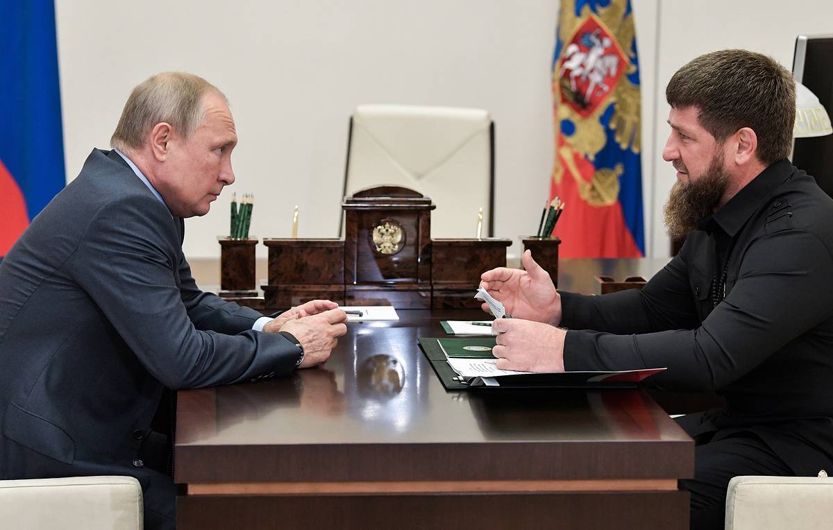 Владимир Путин: Рабочая встреча с главой Чечни Рамзаном Кадыровым