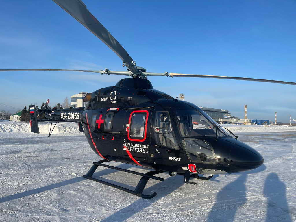 В Кузбасс прибыл новый вертолет санитарной авиации