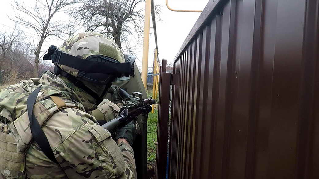 Российские пограничники уничтожили пять диверсантов, проникших с территории Украины