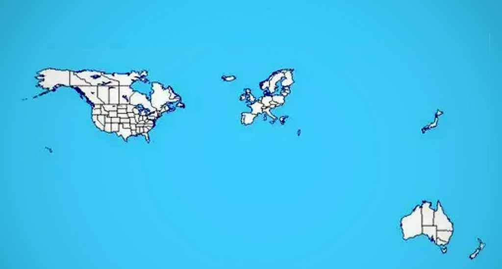 МИД КНР показал карту "мирового сообщества" по версии Запада