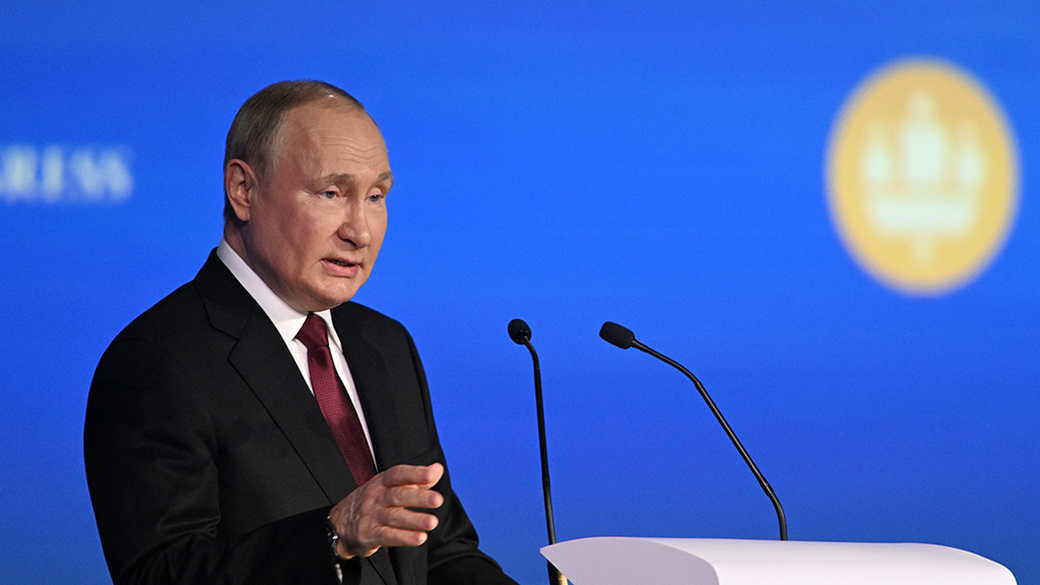 Выступление Владимира Путина на ПМЭФ-2022. Главное