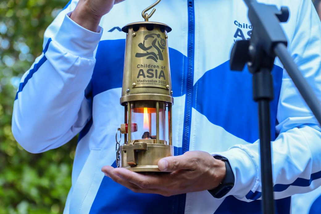 Делегация КуZбасса приняла участие в церемонии зажжения огня VII летних Международных спортивных игр «Дети Азии»